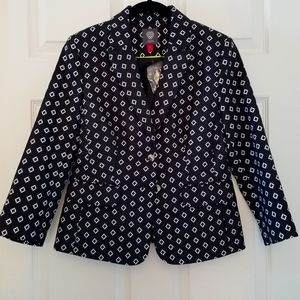 Vince Camuto Geometric Print Blazer